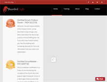 Tablet Screenshot of beardedeagle.com